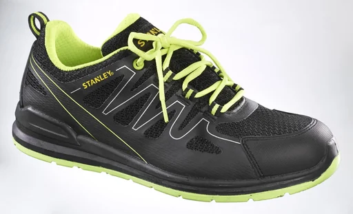 "S1P safety shoe, color black/yellow, size 45 image"