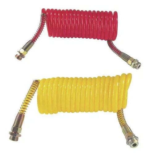 "Spiral compressed air hose, red, application type: supply image"