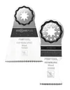 Wood saw blade HSB 50/35/J/OSC/5 for oscillating tool OSC 18