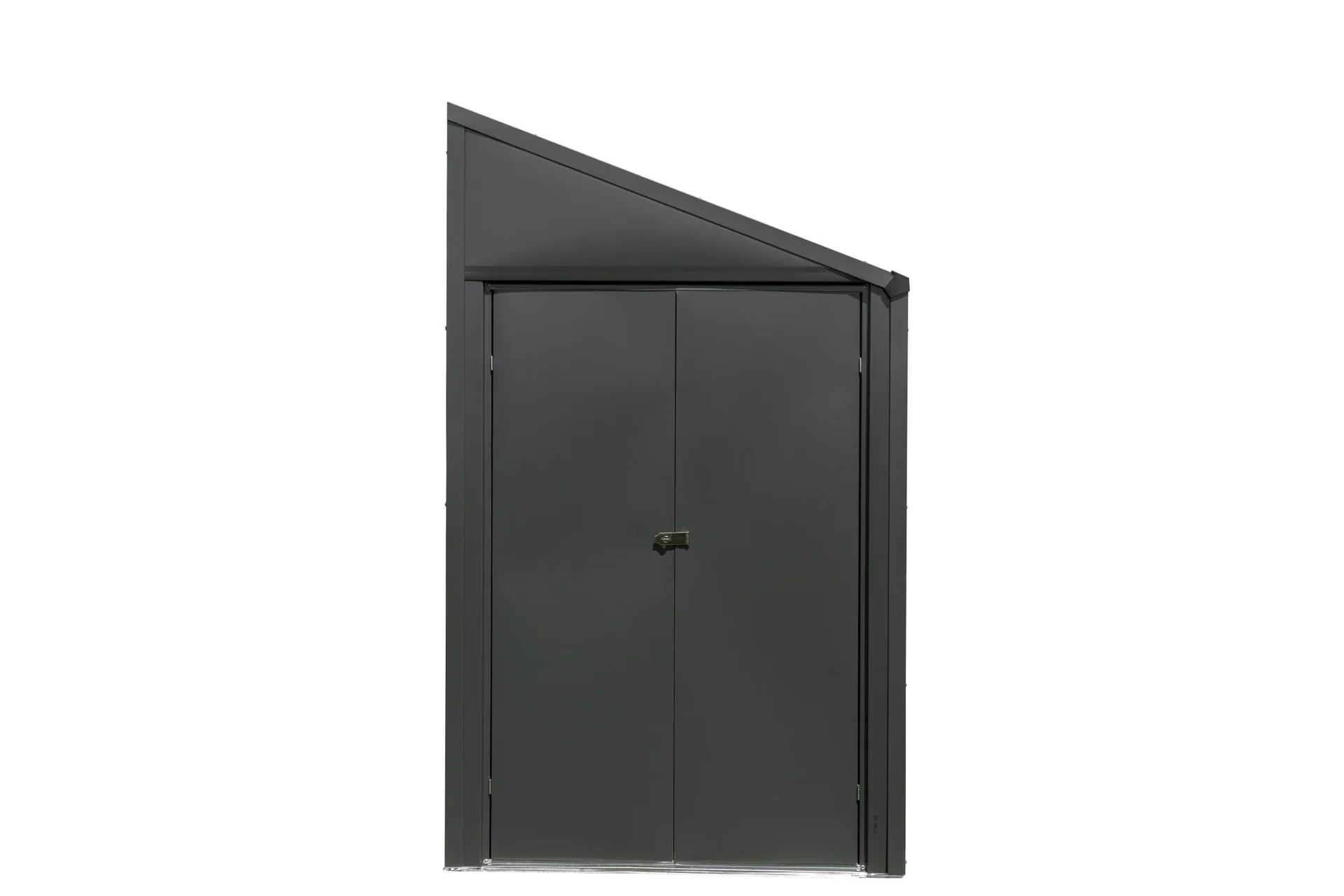 "Tuinhuis aanbouw 410 295×124×208 cm Grijs – XL lessenaarsdak, gegalvaniseerd staal image"