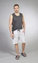 Sweatpants, color light gray/melange, size XL