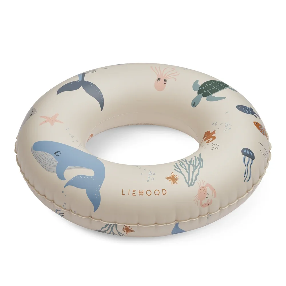 "Liewood Baby zwemring, zwemring - Baloo, Kleur: Zeedieren / Sandy image"