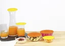 Silicone storage lids, large, 3 pieces