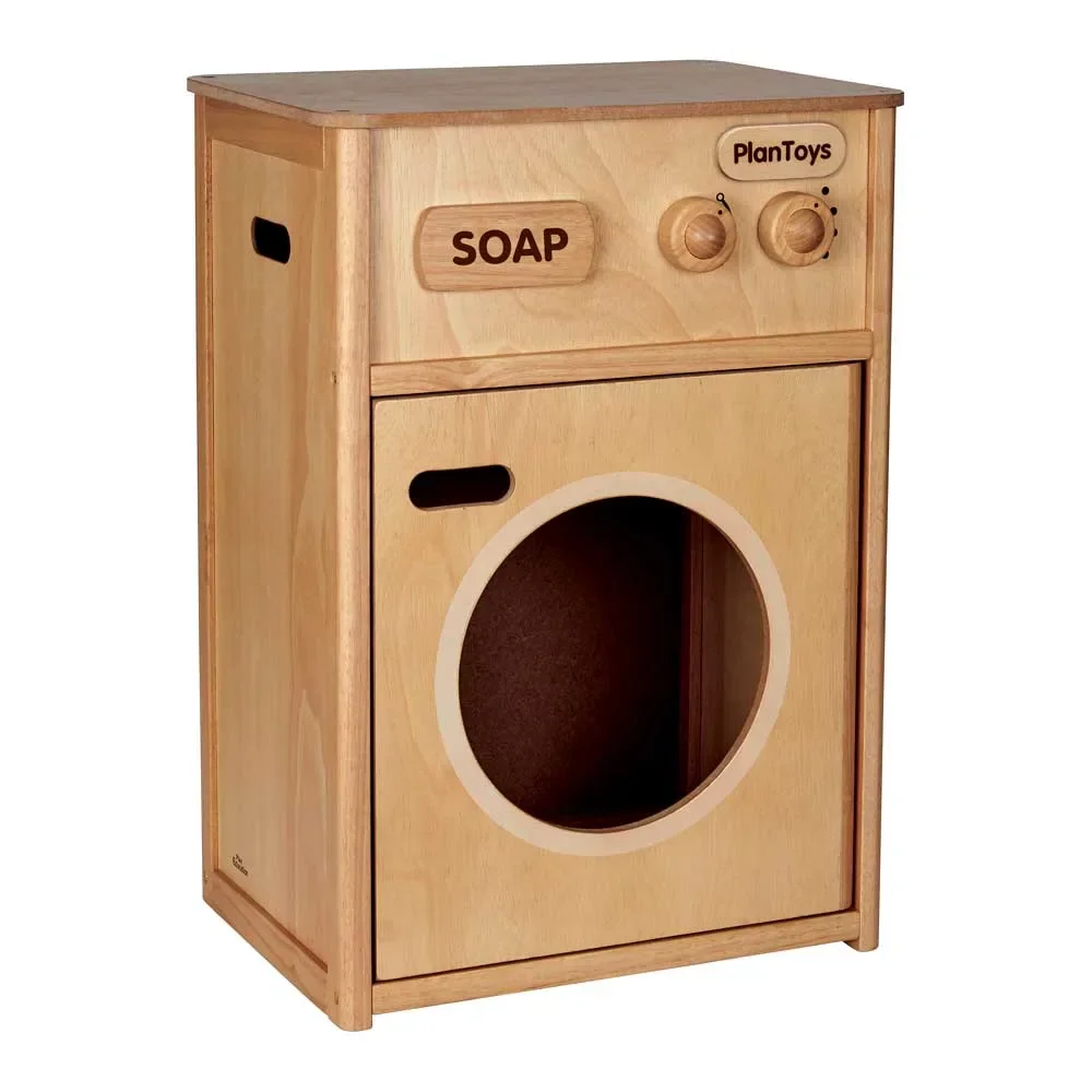 Plan Toys kinderen wasmachine hout