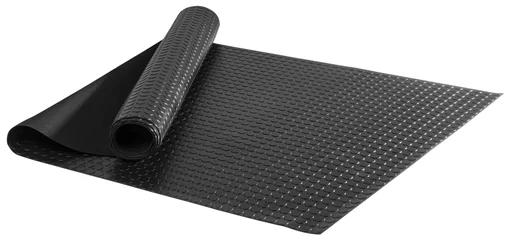 "Trunk mat, rubber mat Coin, cuttable by the meter 100x150 cm black image"