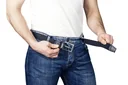 Stretch belt for men, super-elastic 3 cm wide, color black