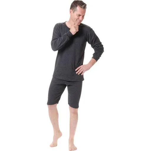 "Underpants, knee-length, without fly, anthracite, size 6 image"