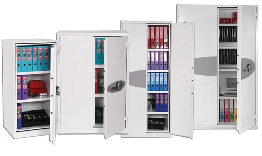 "Fire Ranger FS1514E R3 document cabinet with electronic lock image"