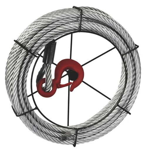 "Pull rope for cable pulling devices, rope length 20 m, payload 800 kg, Ø: 8.3 mm image"