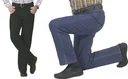5-pocket stretch jeans, color black, size 50
