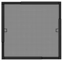 Fly screen window TELESCOPE, color anthracite