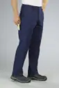 Waistband trousers in a double pack, color hydron blue, size 50