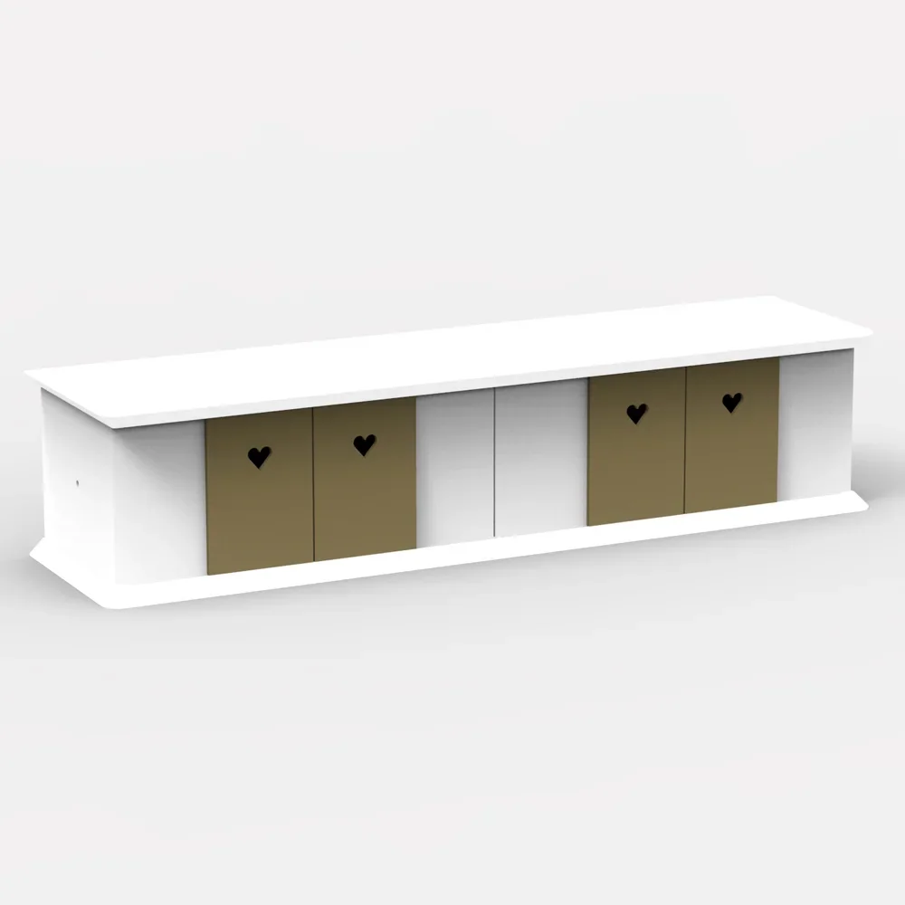 "Mathy by Bols BOXES Plankenschuur klein naturel image"