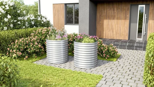 "Raised bed Terra Round 858, color blank image"