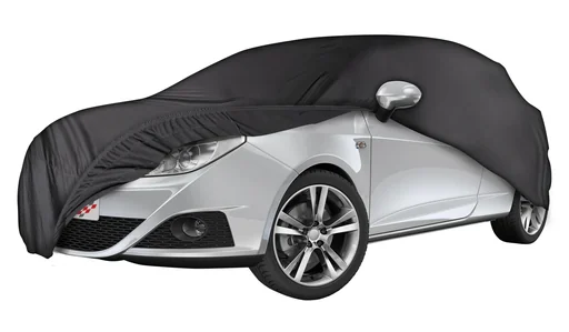 "Car cover Indoor Soft, car cover size M black image"