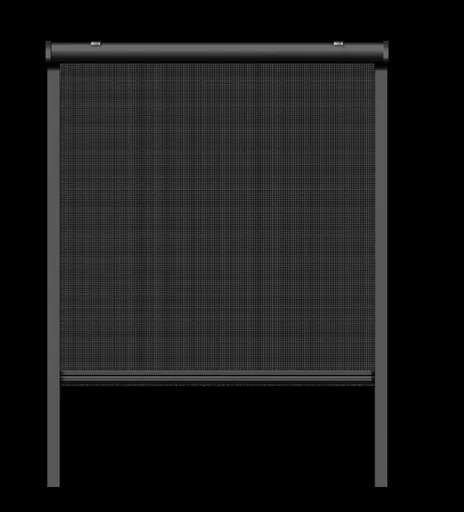 "Insect screen roller blind for windows, anthracite, 160 x 160 cm image"