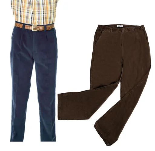 "Corduroy trousers, brown, size 29 image"