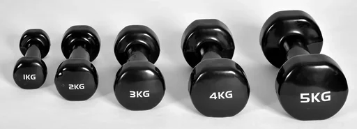 "Vinyl Dumbbells - Beauty Bells 2 x 3 kg (pair) image"