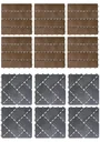 Garden slabs, wooden plank look, 30 x 30 cm, set of 6