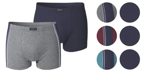 "Retro shorts in a pack of 6, assorted colors, size 6 image"