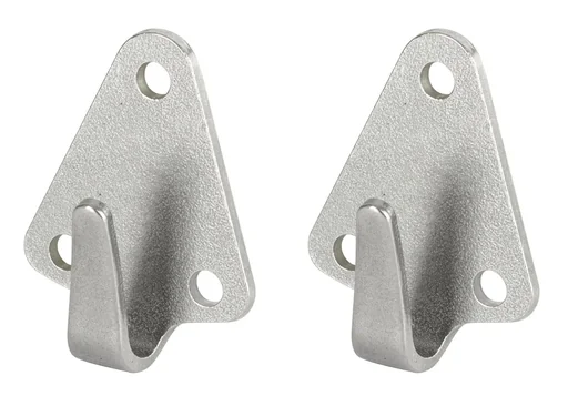 "Hook plate 50 x 40 mm, 6 pieces image"