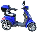 E-Scooter blue - 4 wheels - 25 km/h - Senior mobility