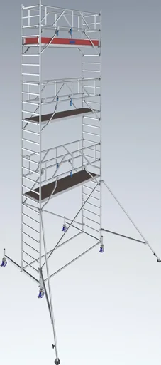 "STABILO mobile scaffolding Series 10, bay length 2.50 m, working height approx. 8.40 m image"