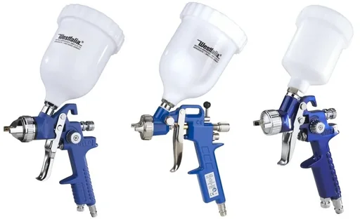 "Paint spray gun with gravity feed cup, 600 ml image"