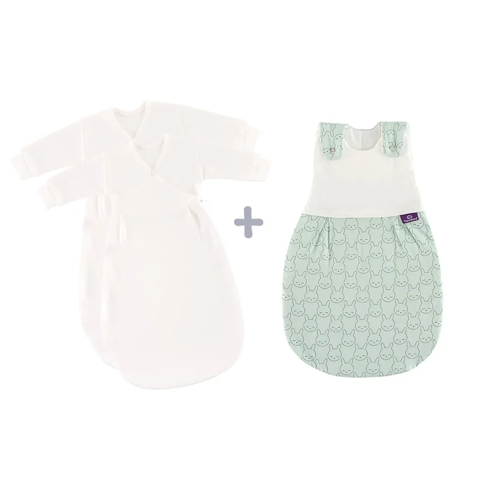 "Träumeland Liebmich slaapzak, slaapzak baby set - Knuffel konijn, Goor: 80/86 image"