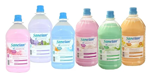 "Fabric softener gel Blütentraum, 5 l including dosing cup and tap image"