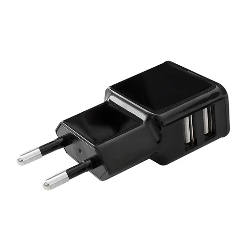 "USB charging adapter with 2 USB ports image"