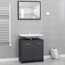 Bathroom cabinet gray