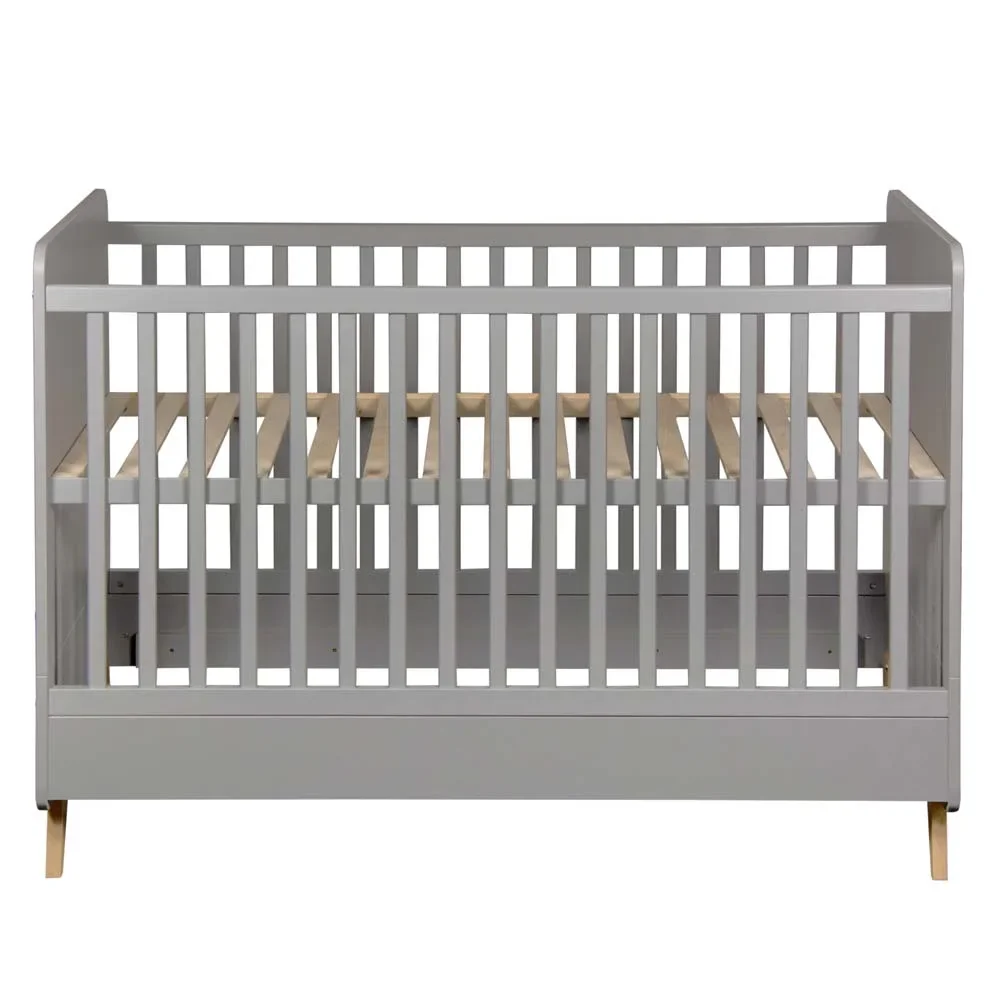 Quax Loft omvormbaar babybed grijs 70 x 140