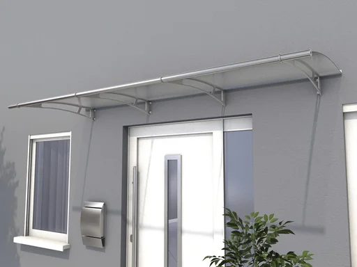 "Canopy L 270, 270 x 95 x 17 cm, stainless steel, 4 mm satin white image"