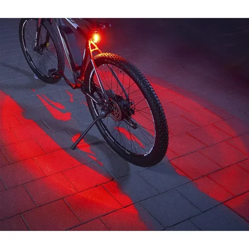 "Battery rear light Twin 2-in-1 360-degree lighting image"