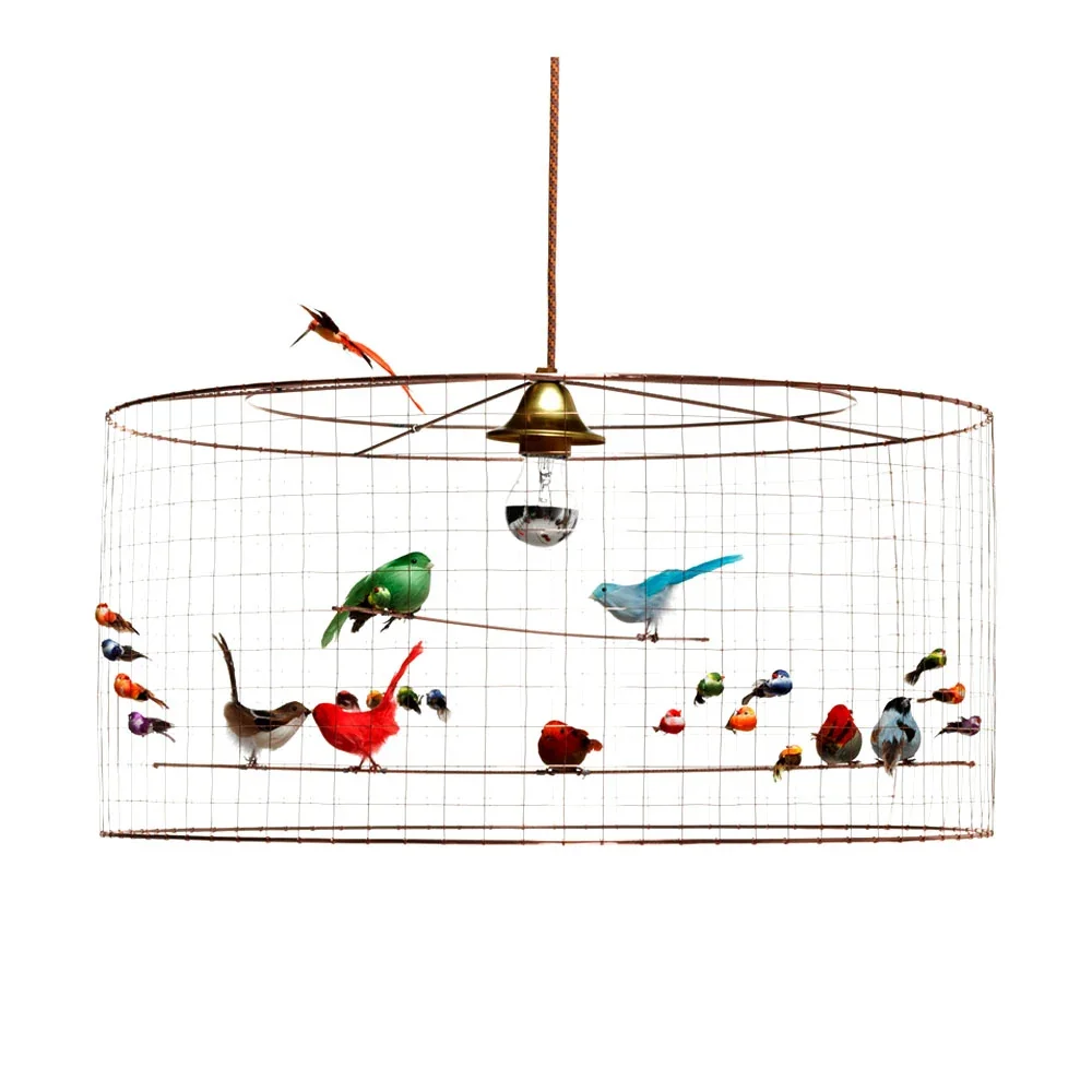 "Challières hanglamp vogelvolière groot & plat image"