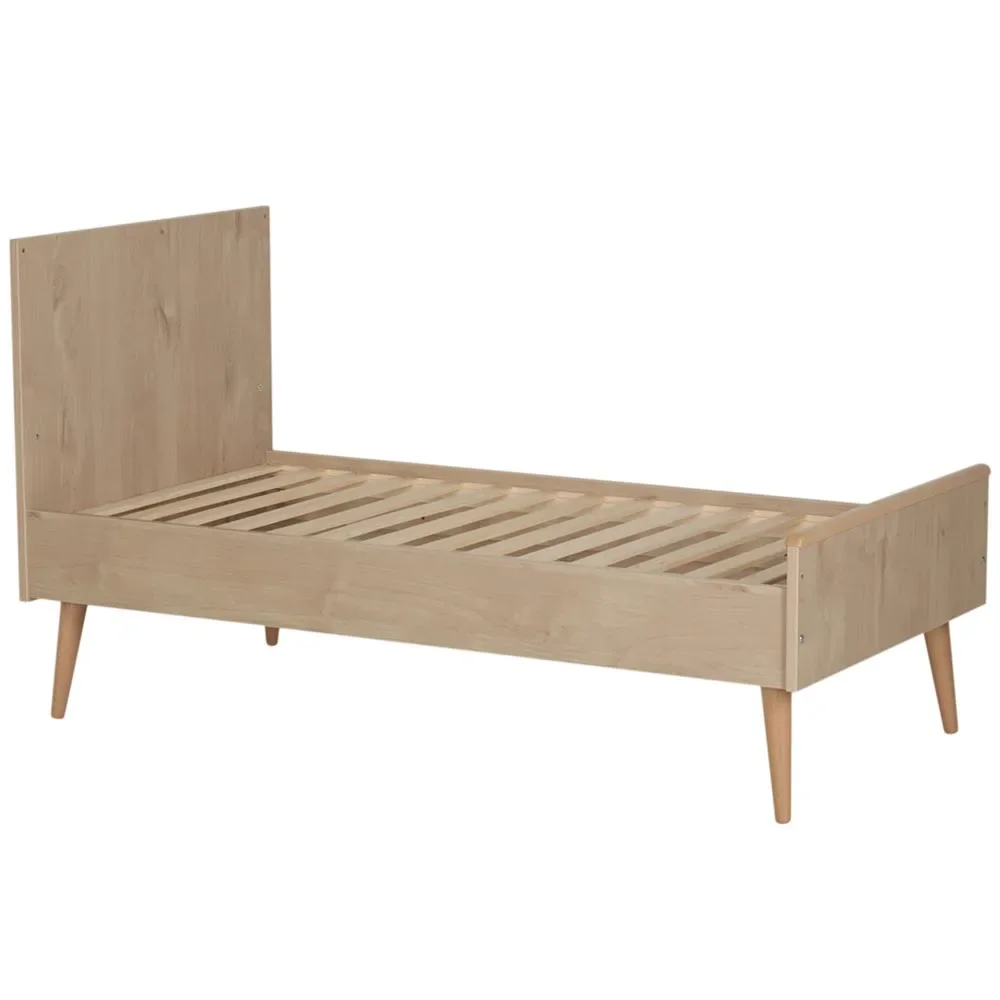 "Quax Cocoon kinderbed naturel eiken reproductie 90 x200 image"
