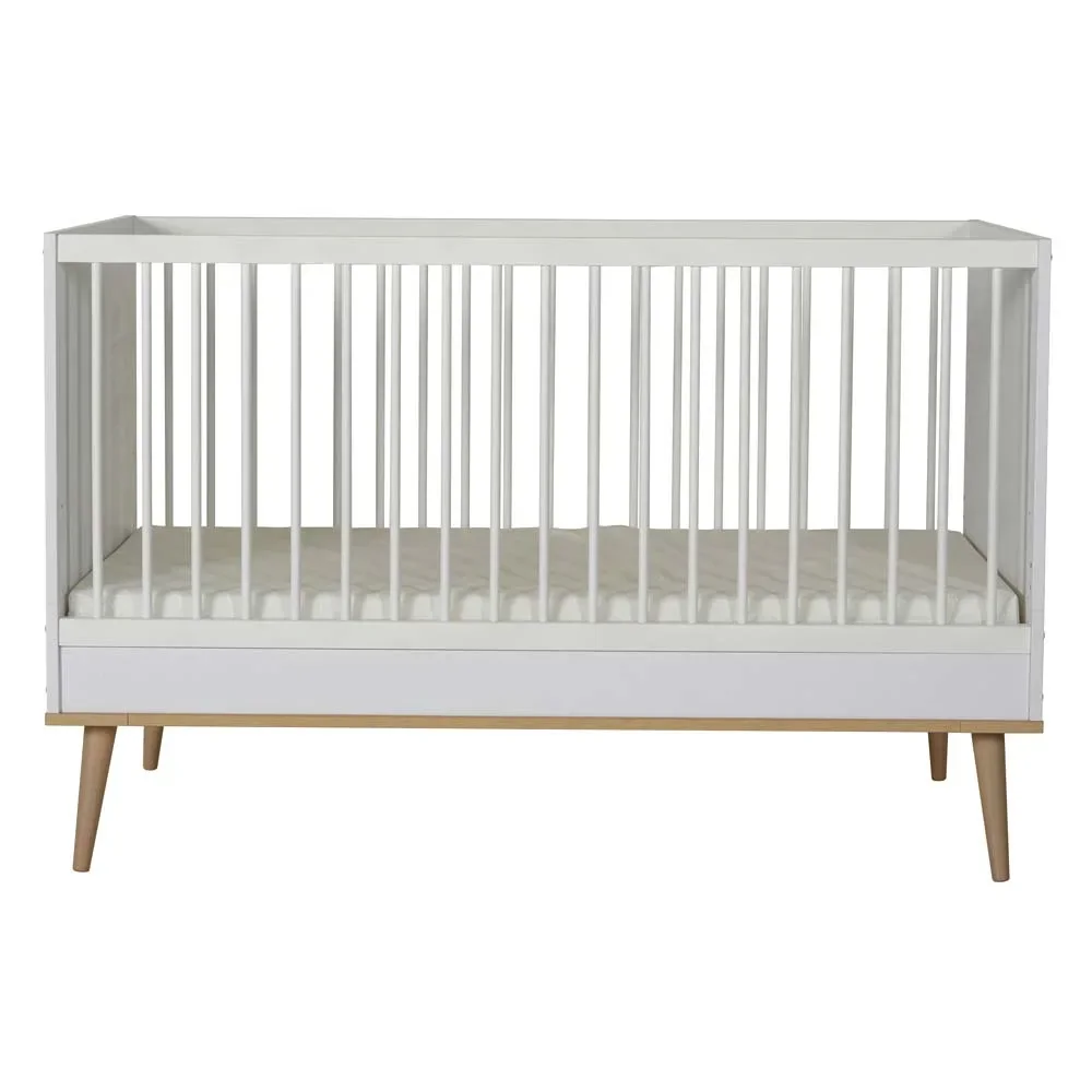 "Quax Flow converteerbaar babybed wit 70 x 140 image"