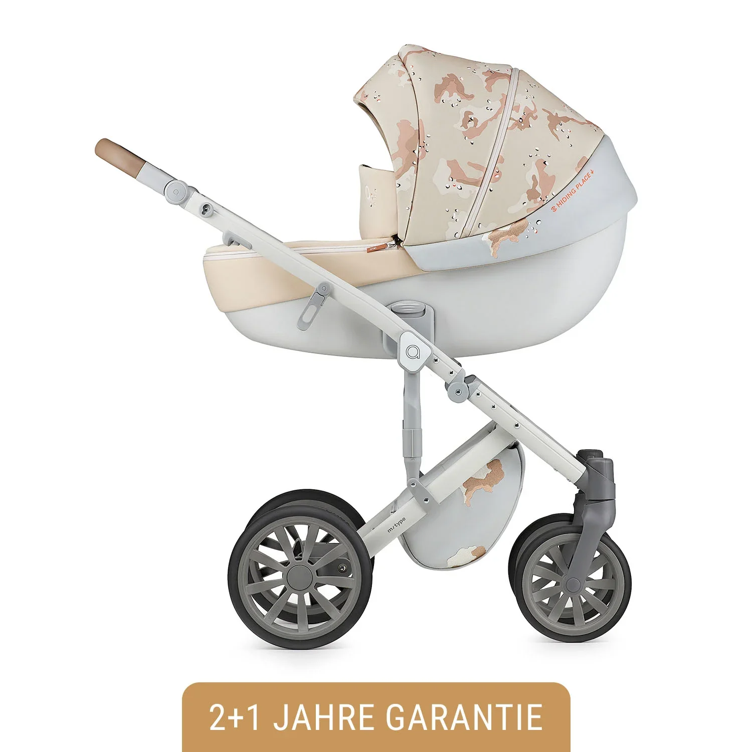 "Anex Kinderwagen - m/type 3in1, Kleur kinderwagen: Woestijnhuid image"