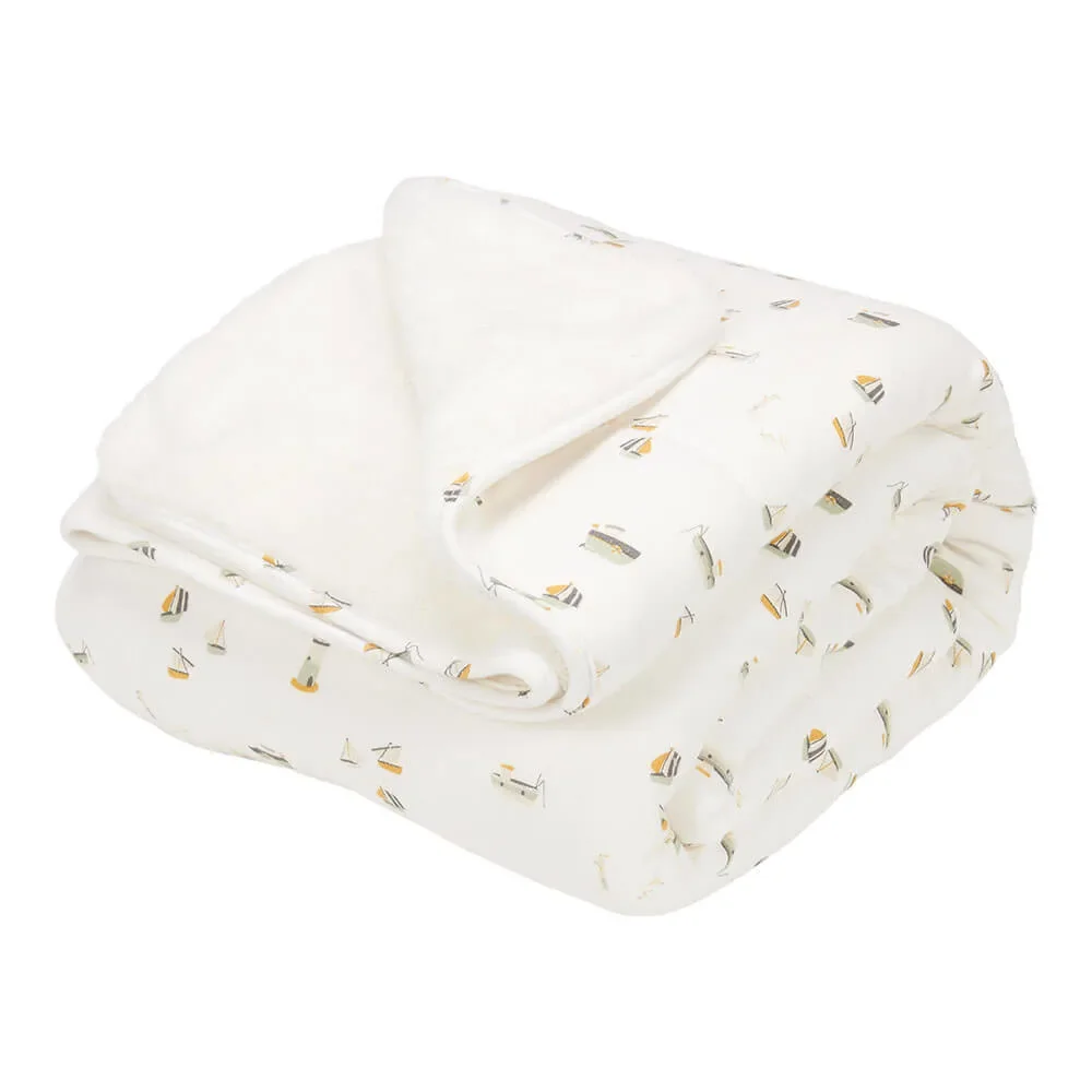 Little Dutch Baby Kuscheldecke Sailors Bay weiß