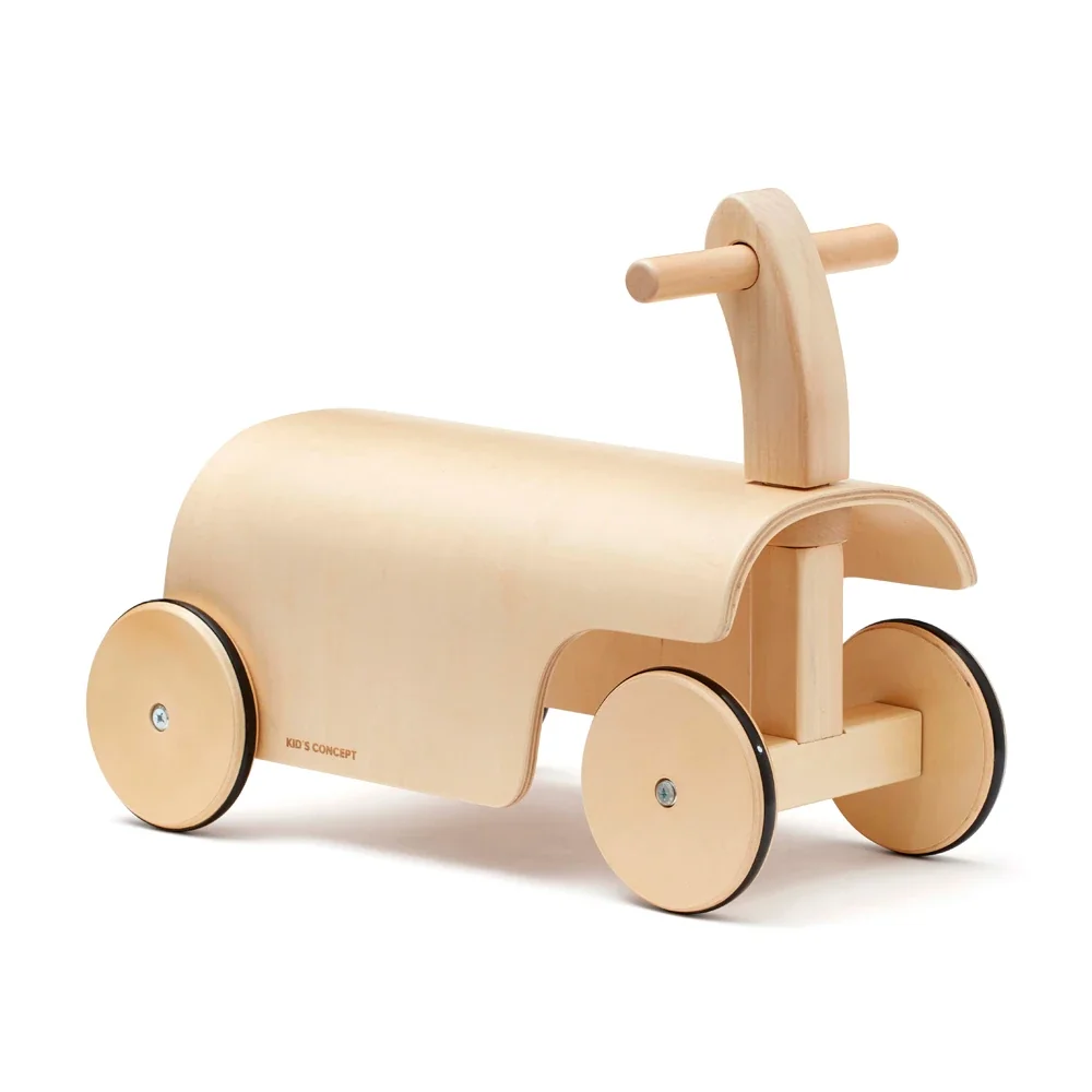 "Kids Concept glijbaan auto AIDEN hout naturel image"
