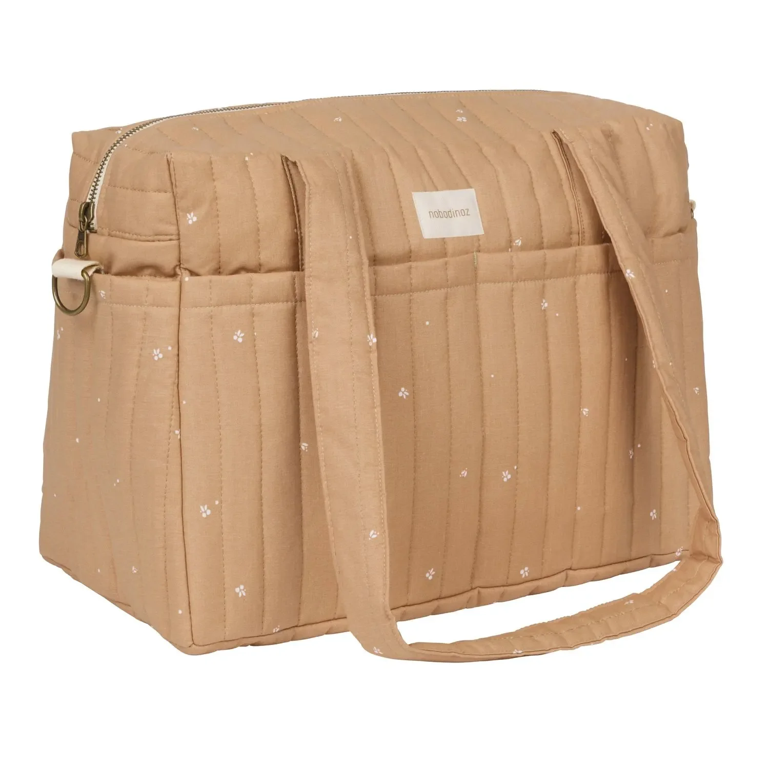 "Nobodinoz STORIES Luieretas voor kinderwagen, kinderwagertas, 40 x 30 x 25 cm, Kleur: Blozende kleine kersen image"