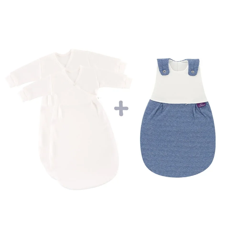 "Träumeland Liebmich slaapzak, slaapzak baby set - Zee van golven, Goor: 80/86 image"