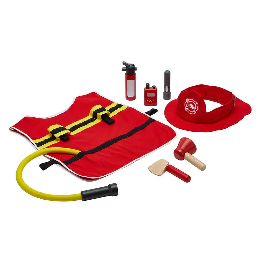 "Plan Toys speelgoedset brandweer image"