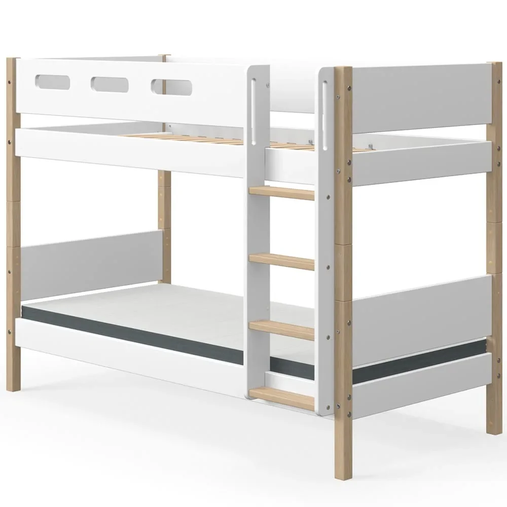 Flexa Nor stapelbed wit/eik