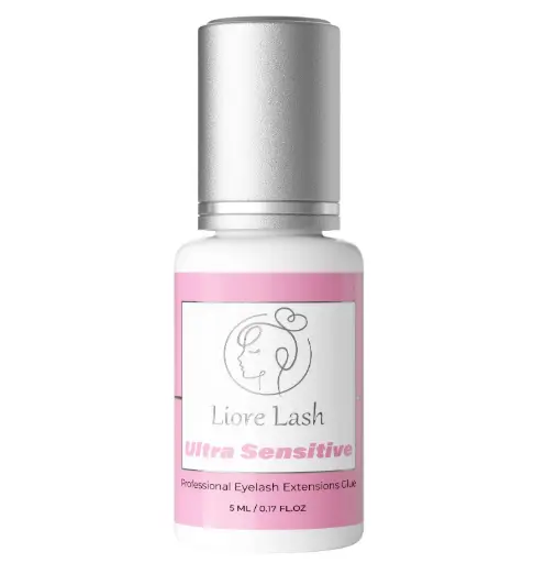 "Ultra gevoelige wimperlijm Liore Lash – Sterke hold wimperlijm, 3–4 weken retentie, Lijm voor wimperverlengingen image"