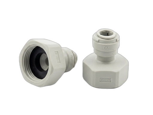 "Slangadapter 3/4" voor 3/8" - schroefkoppeling voor bier- en luchtleidingen image"