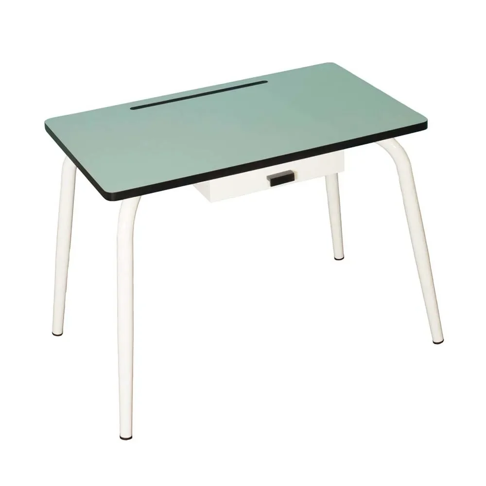 "Gambettes kindertafel/bureau Romy jade blauw image"