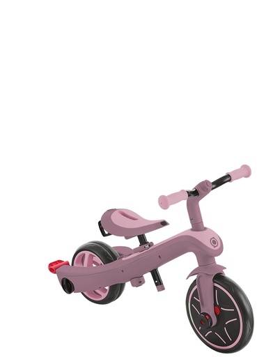 "GLOBBER EXPLORER TRIKE 4in1 ECO – Kinderwagen, Dreirad und Laufrad, 10/8,5 Zoll, TPR-Sitz, höhenverstellbar, beere image"