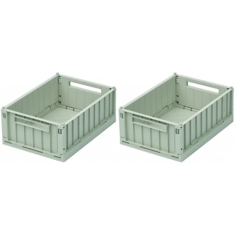 Liewood opbergdoos "Weston" 2-pak S pepermunt